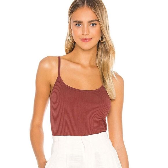 MICHAEL STARS Tonya Ribbed Tank Top - Picture 1 of 5